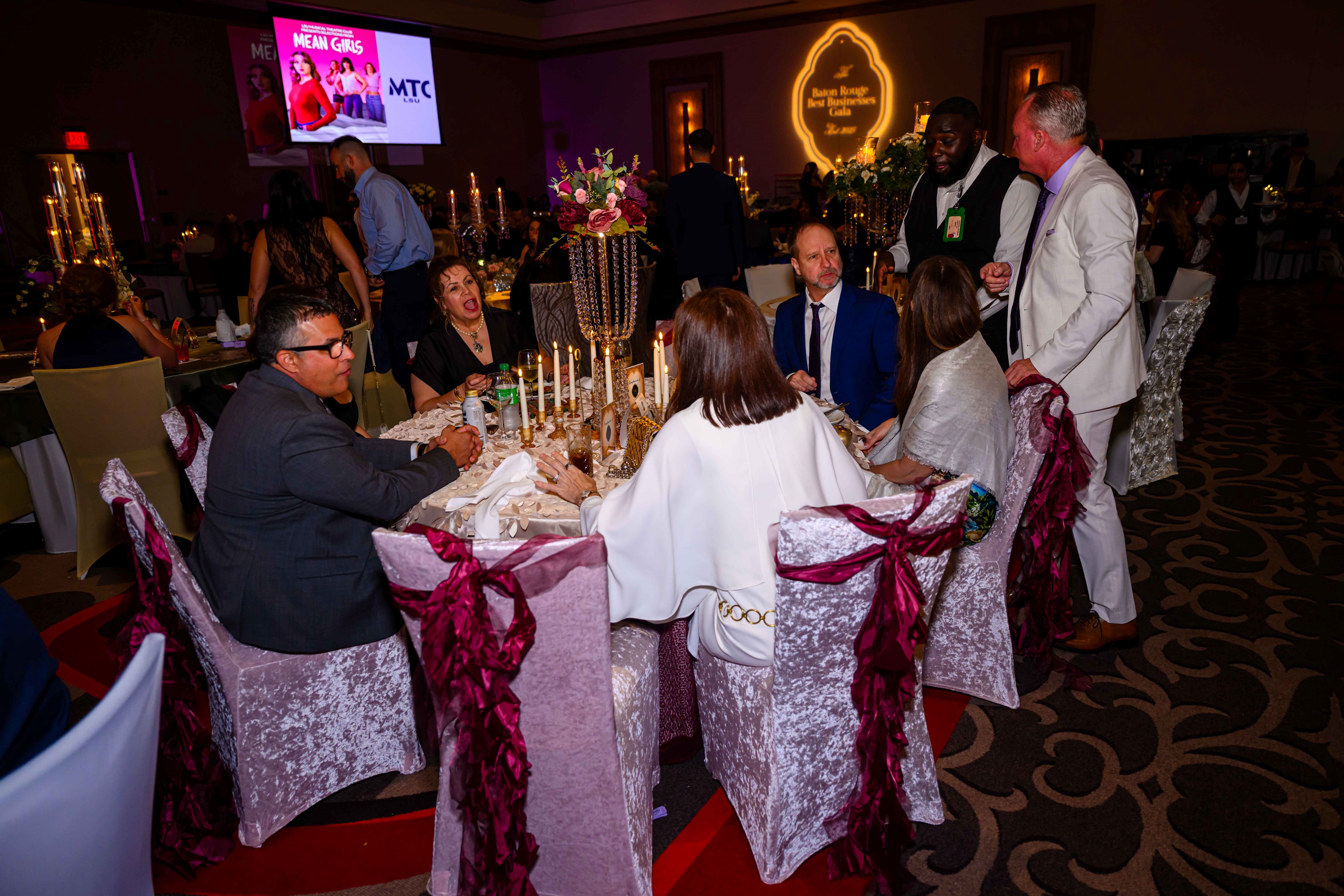 Gala dinner scene